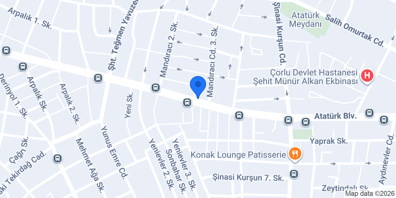 Artı Elektrik konumu