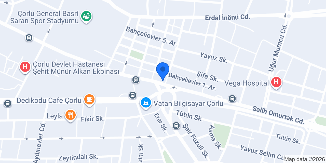 Jolly Tur - Çorlu, Tekirdağ konumu