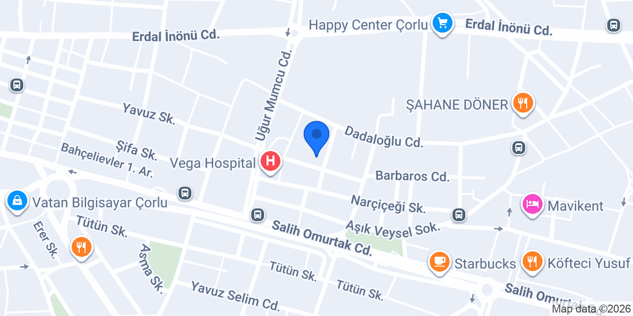 Bahçe Cafe konumu