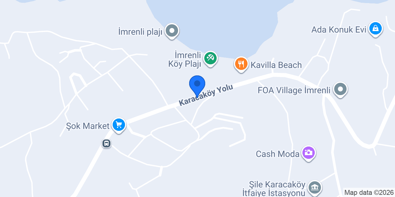 MadSea Hotel Şile konumu