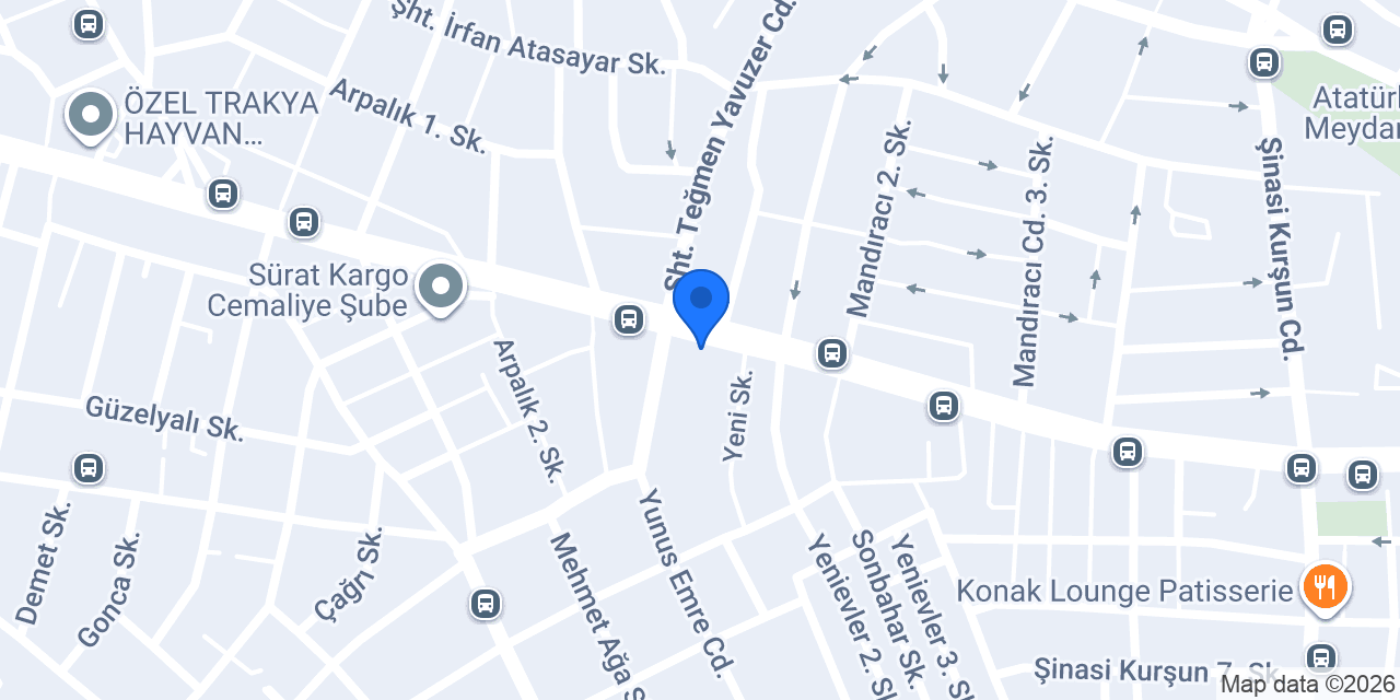 Açelya Çiçek Evi konumu