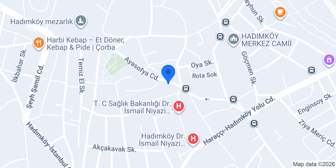 HADIMKÖY ELEKTİRK konumu