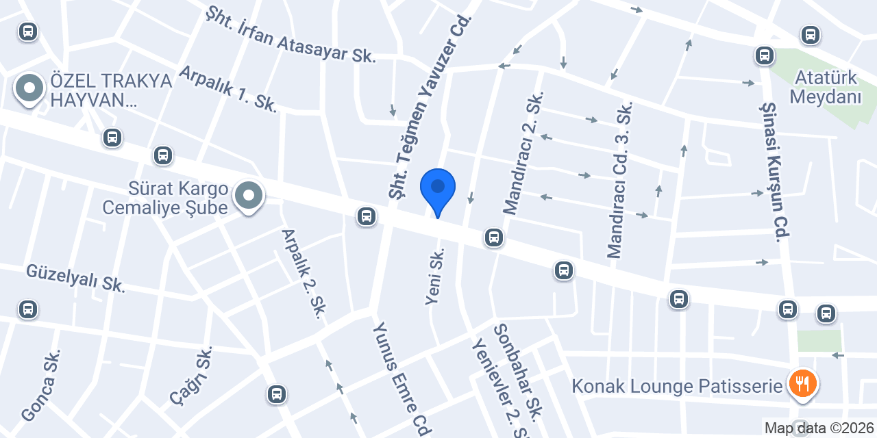 Merkez Eczanesi Çorlu konumu