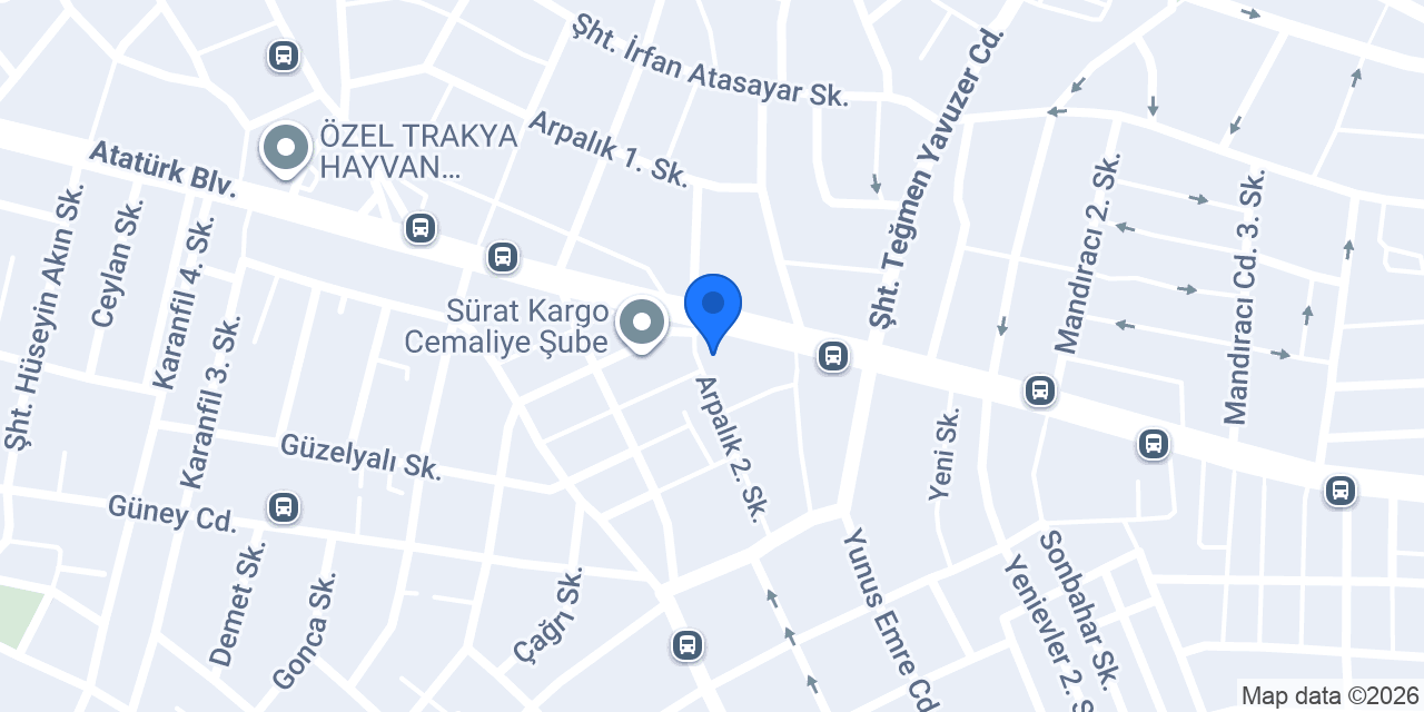 Gündoğdu Mobilya Çorlu konumu