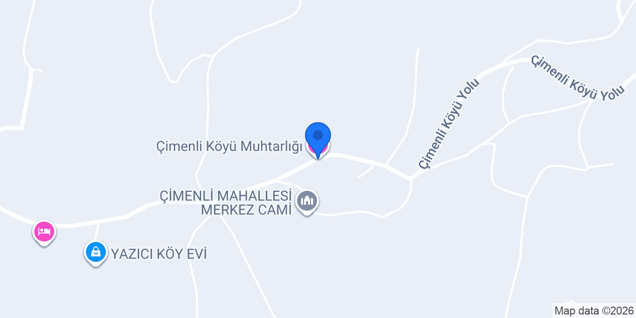 Çimenli Köyü Muhtarlığı konumu