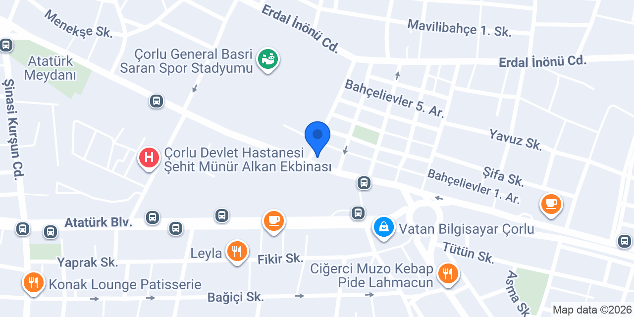 MEGA ÇTS TRAVEL konumu
