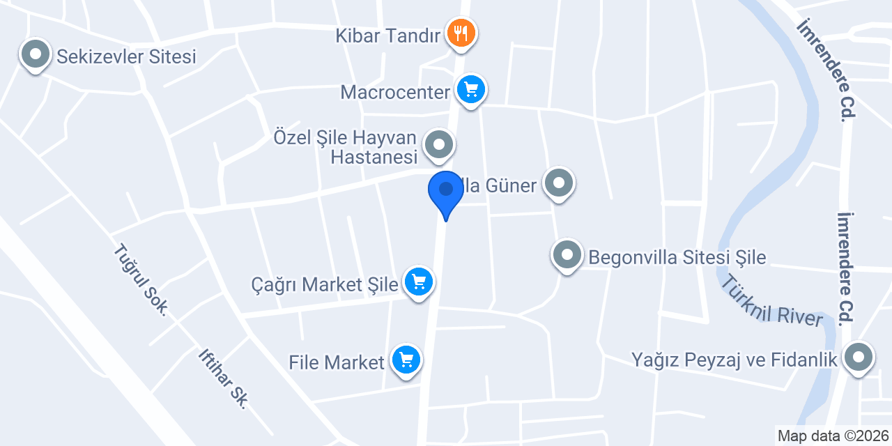 İnanç Mermer Doğal Granit Ltd. Şti. konumu