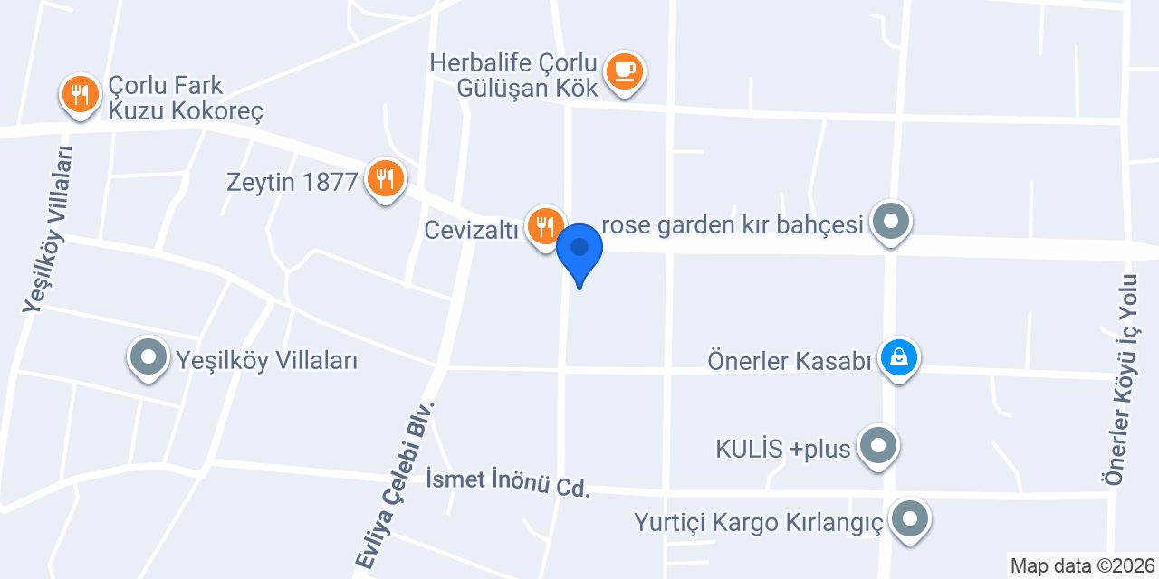Neşe Erberk Anaokulu Çorlu konumu