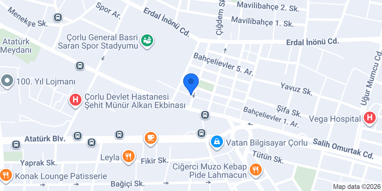 Badem konumu