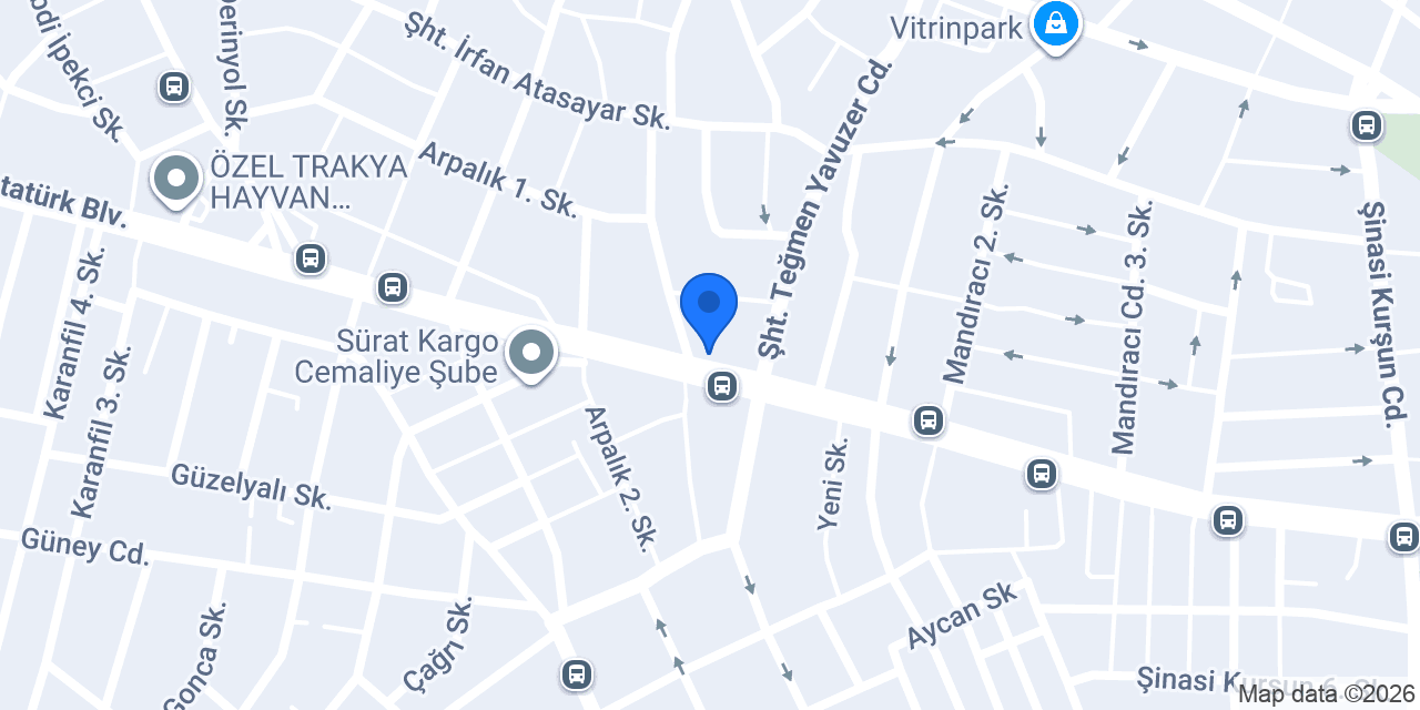 Özel Dereoğlu Motorlu Taşıt Sürücüleri Kursu konumu