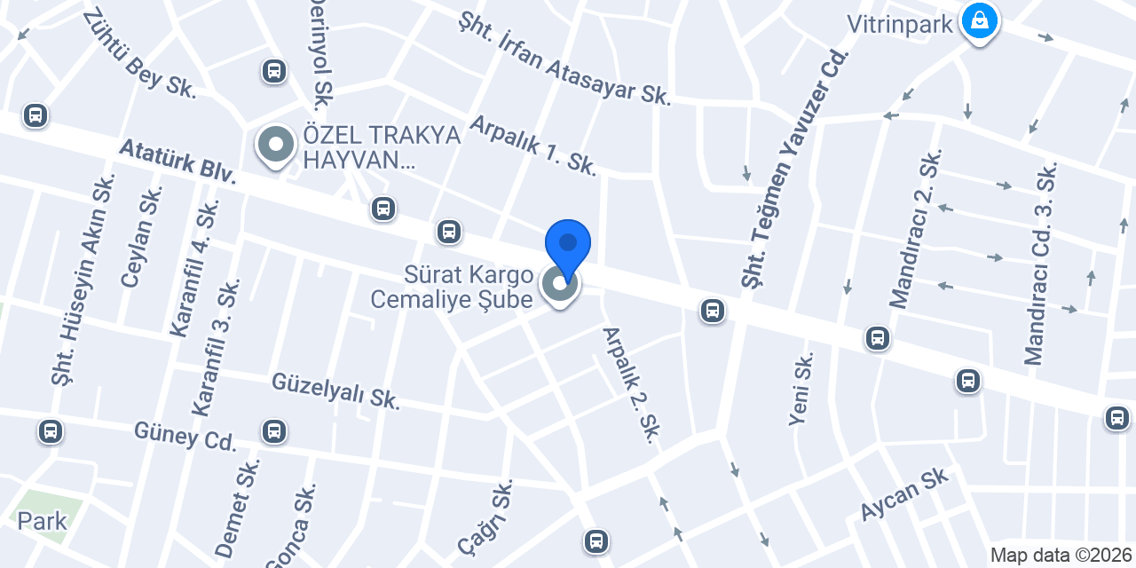 Little Caesars Çorlu Atatürk Bulvarı Şubesi konumu