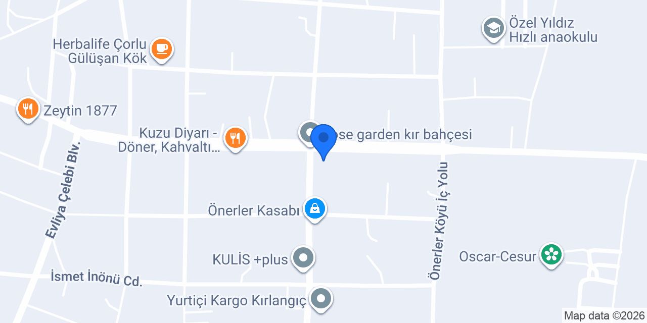 Akan Gayrimenkul & Yapı ÖNERLER ÇORLU konumu