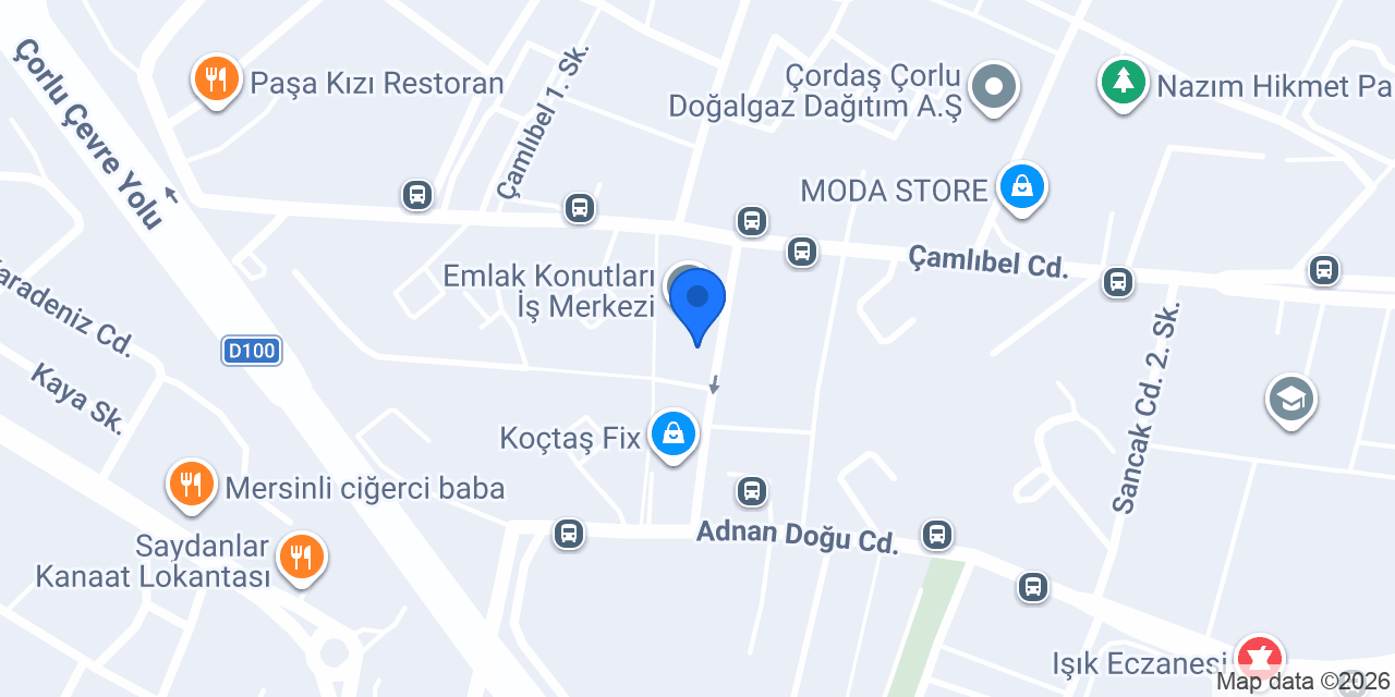 Corlu Muzik Dernegi konumu