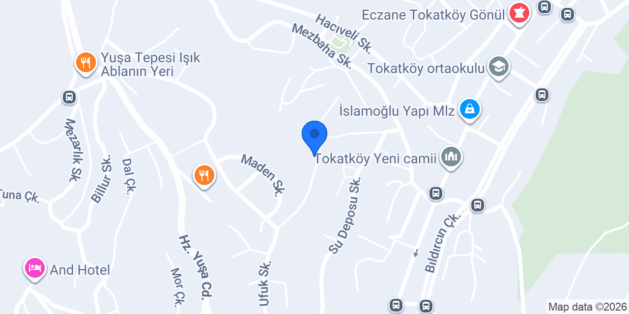 Cadde konumu