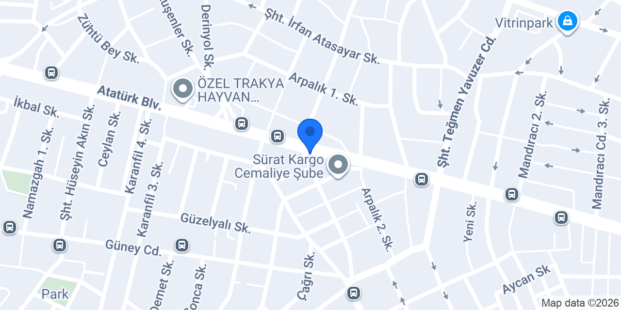 Vizyon Yapı - Çanakkale Seramik konumu