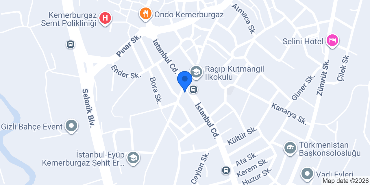 Simurg Kemerburgaz Bilgi Evi konumu
