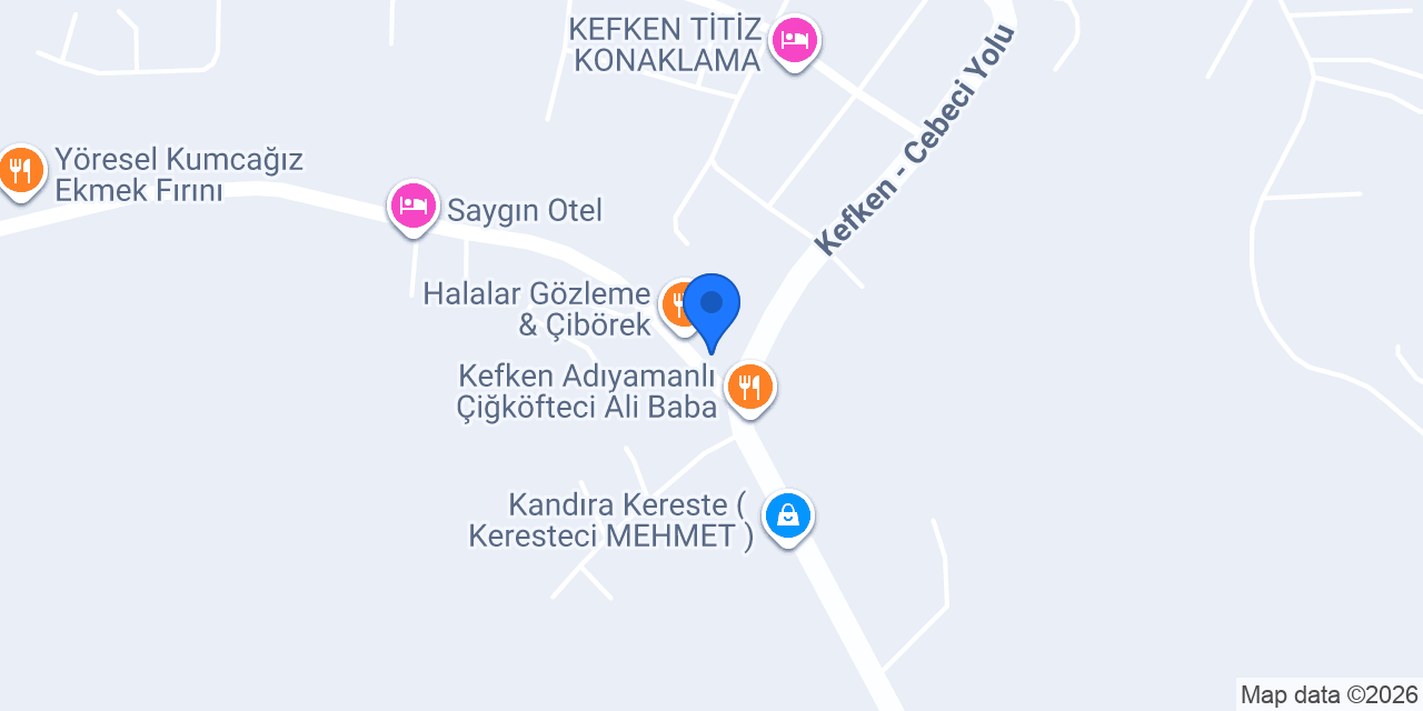 Öz kasap konumu