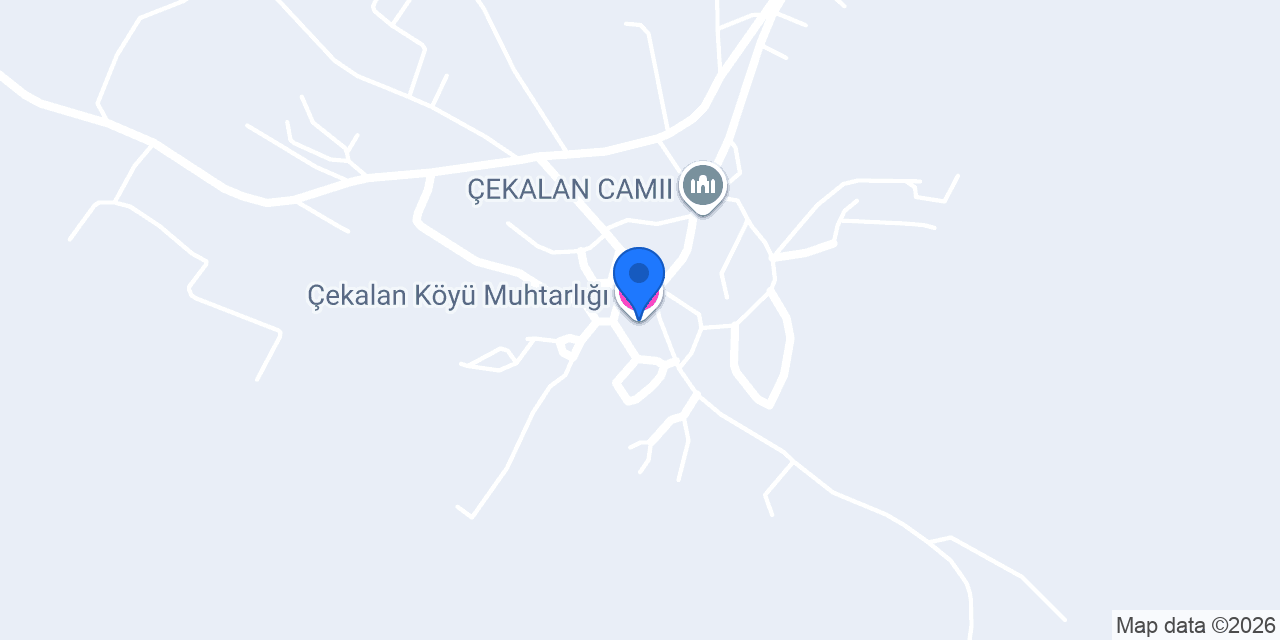 Çekalan Köyü Muhtarlığı konumu