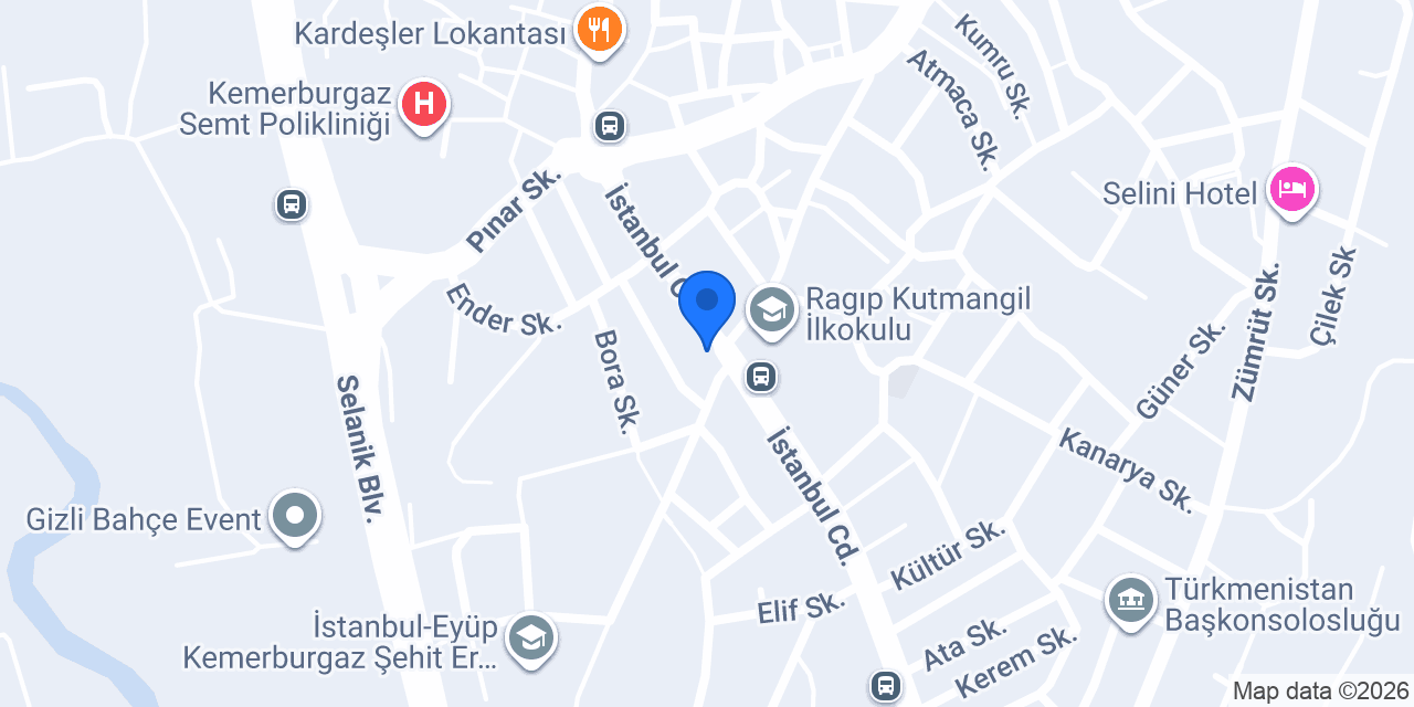Meşhur Sarıyer Börekçisi konumu