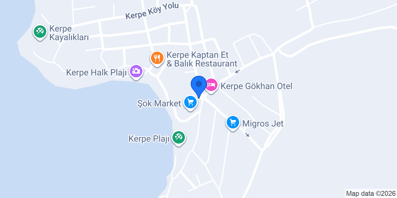 Kerpe Simit Evi konumu