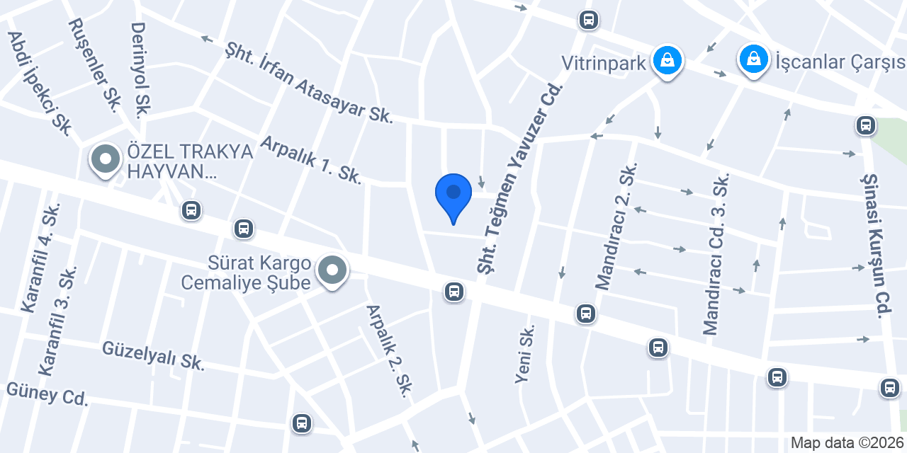 Çorlu Ay Pet SHOP konumu