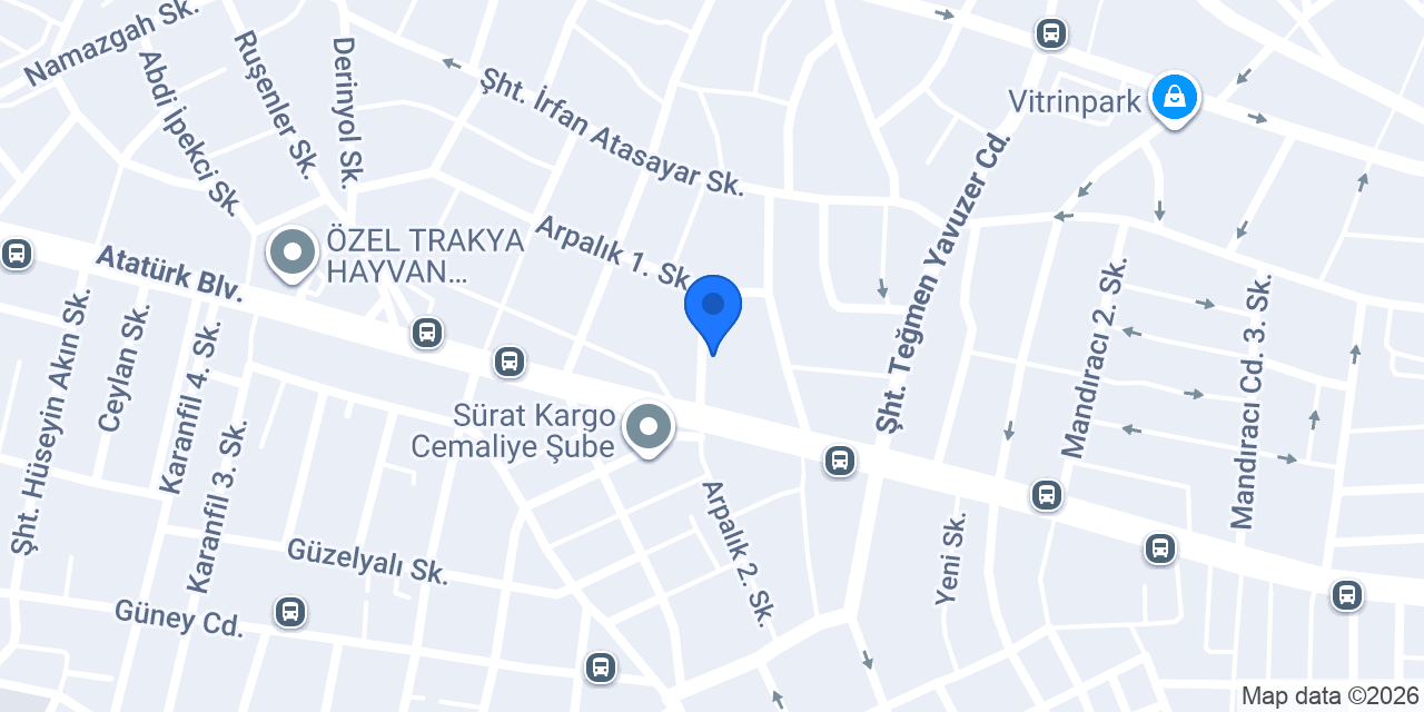 Berkcan Proje Mühendislik - Çorlu konumu