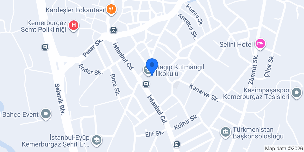 Ragıp Kutmangil İlkokulu konumu