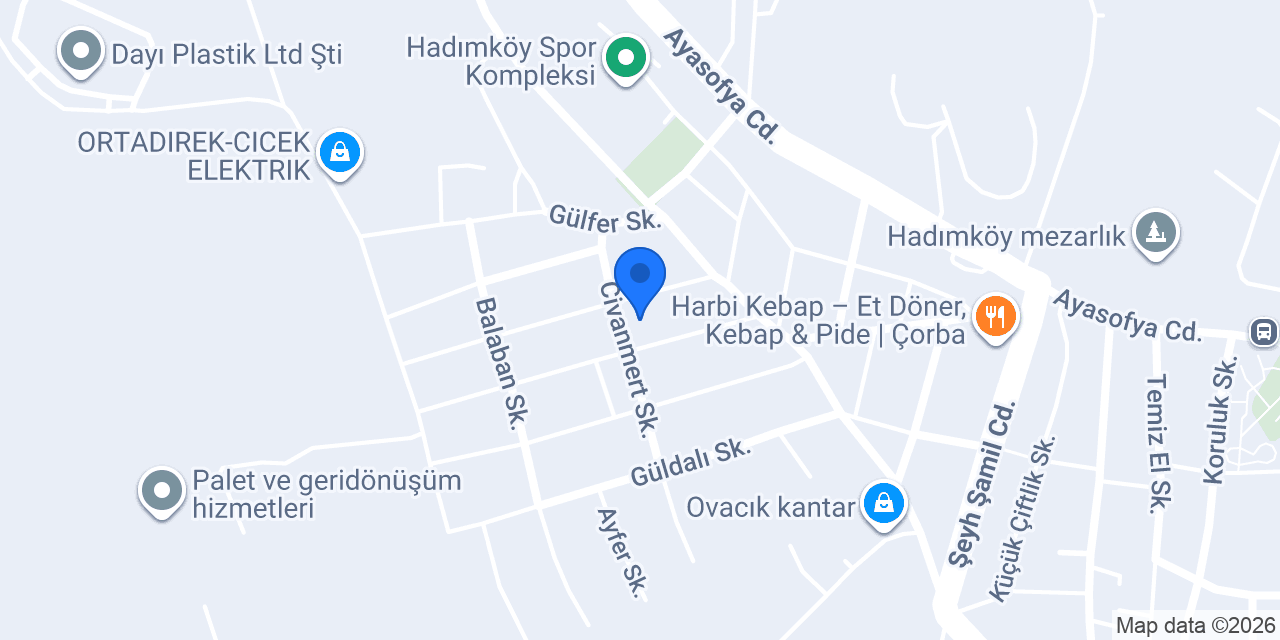 Hadımköy Ortaokulu konumu