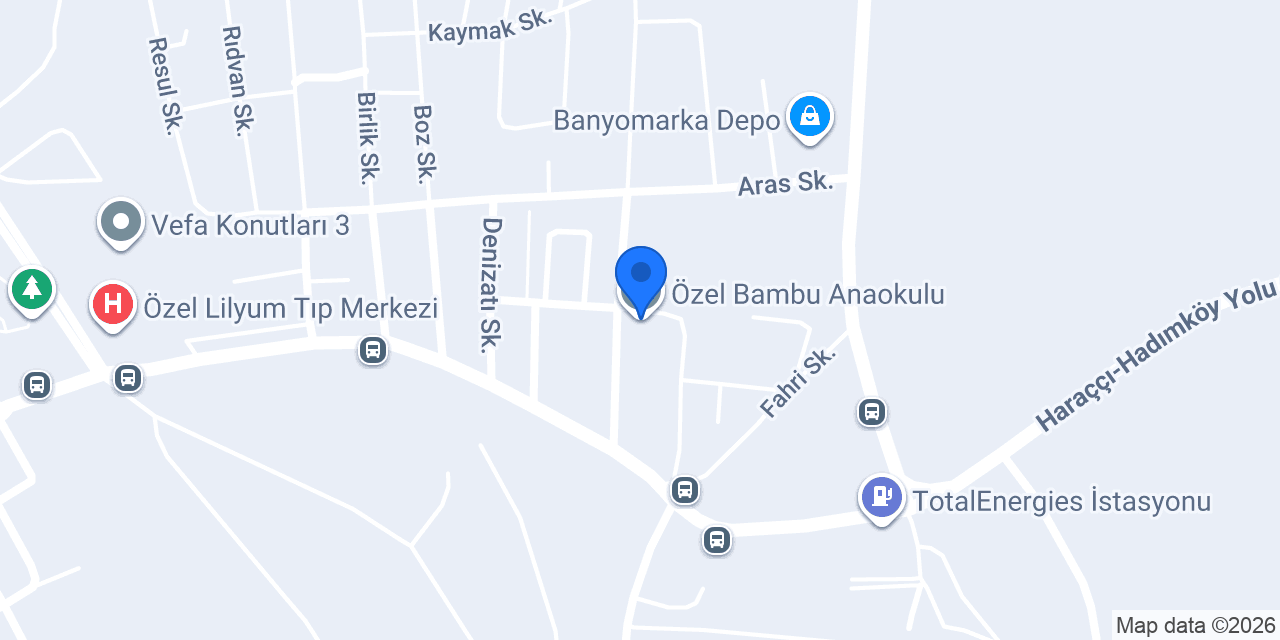 Özel Bambu Anaokulu konumu