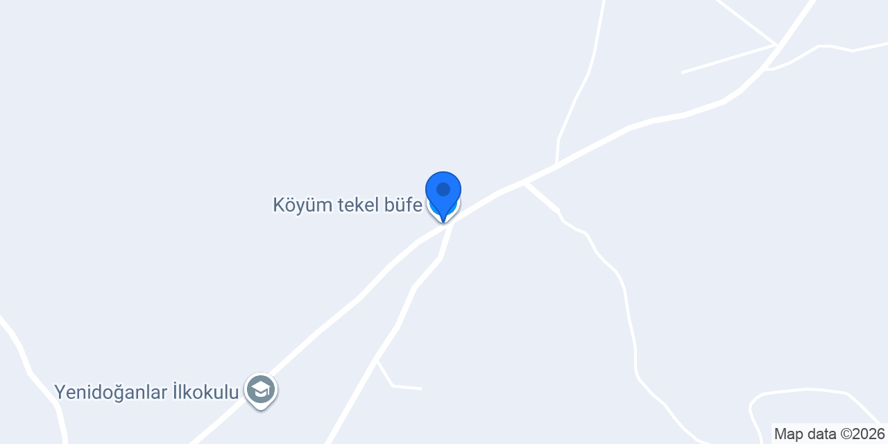 Köyüm tekel büfe konumu