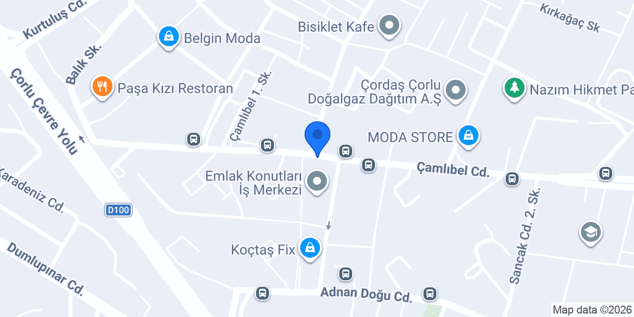 Öz Hayat Kebap konumu