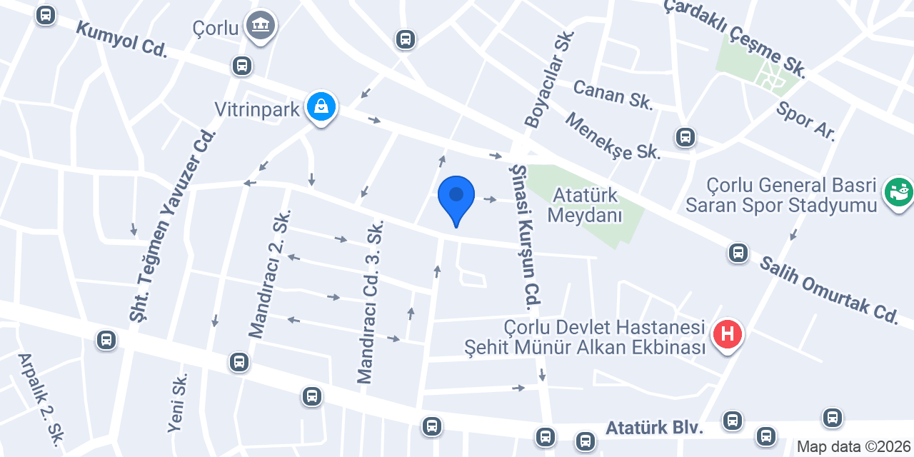 Virjin Kozmetik konumu