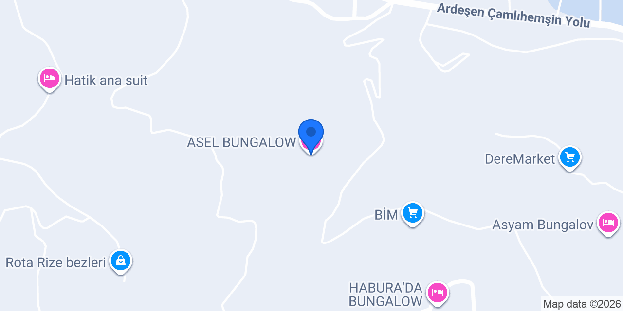 ASEL BUNGALOW konumu
