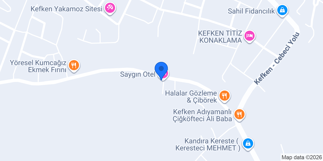 Saygın Otel konumu