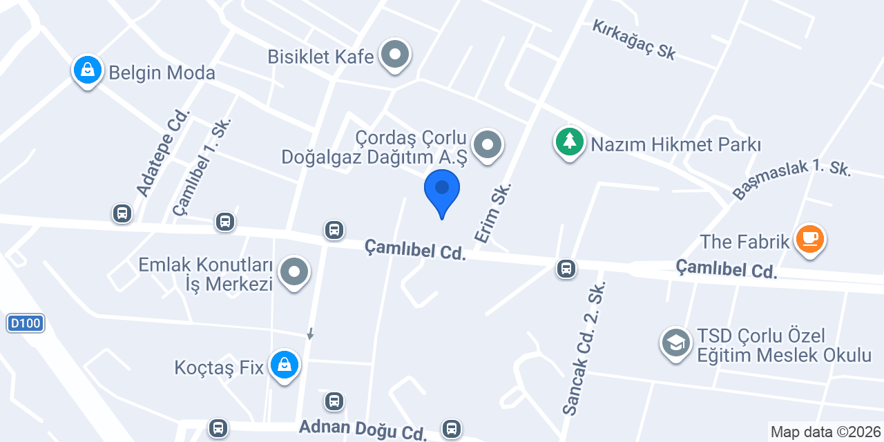 Taştan Et Kasap konumu