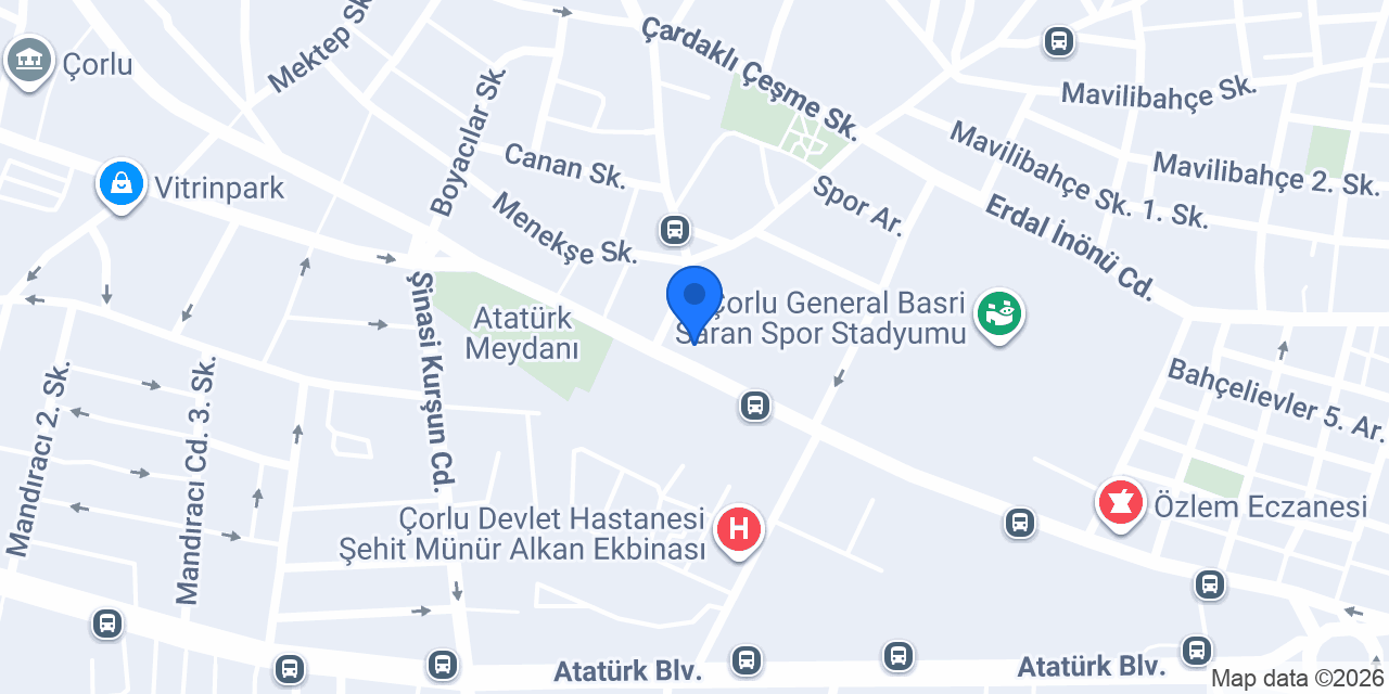 Neva Mimarlık Çorlu | ASKIYA ALINDI! konumu