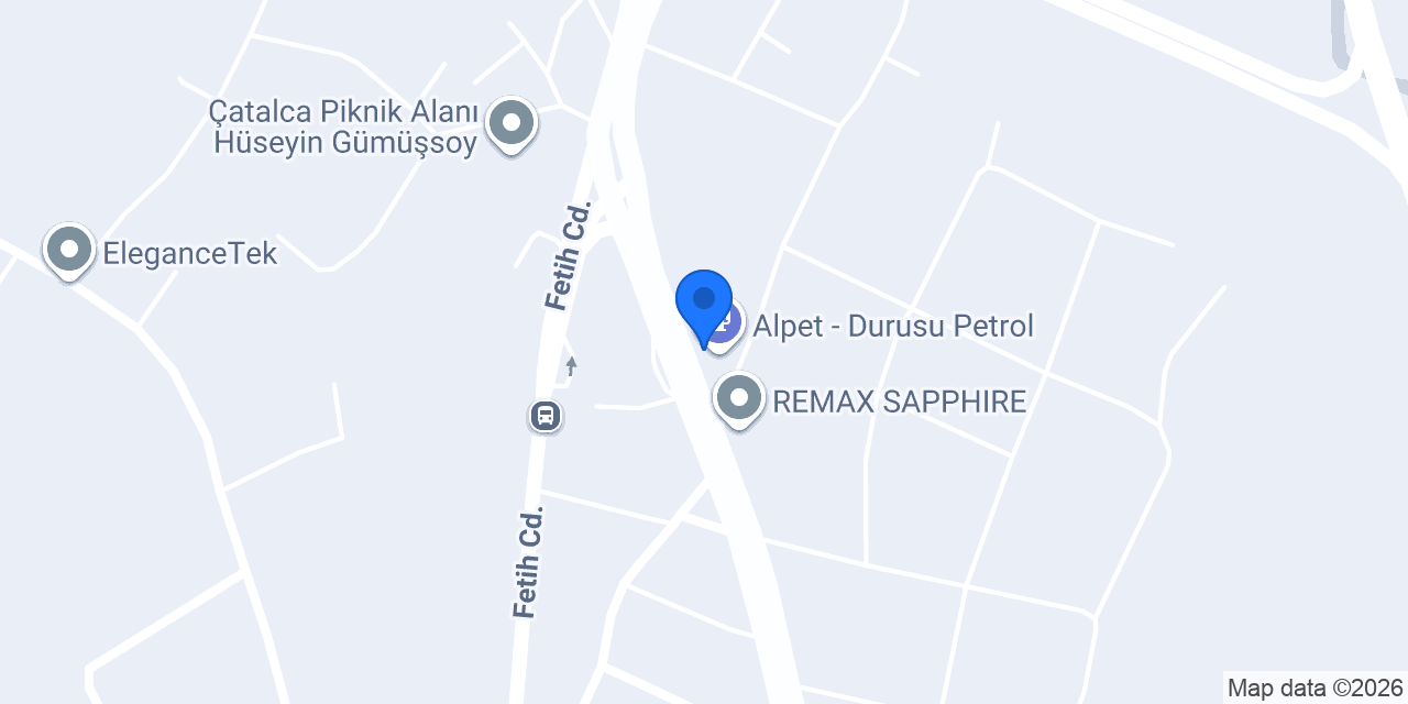 İGDAŞ Çatalca Şebeke Şefliği konumu