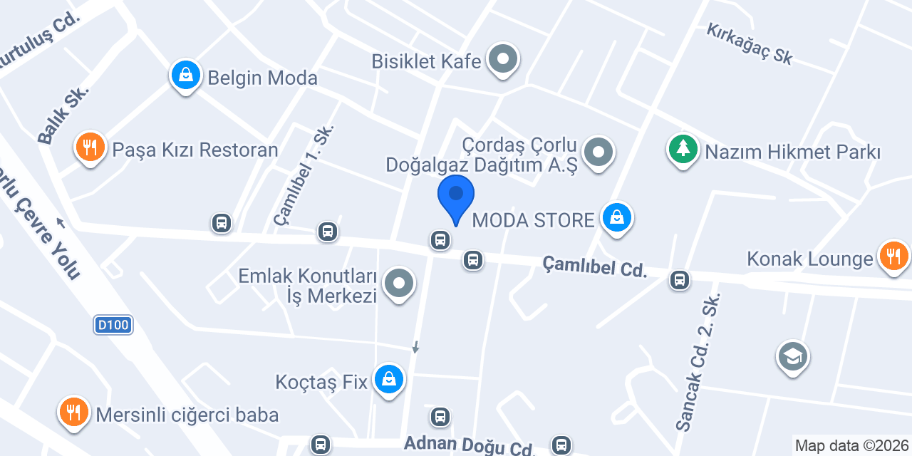 Ticaret ve Sanayi Odası İlkokulu konumu