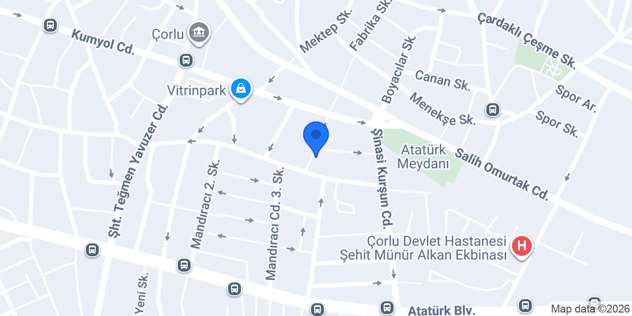 Menekşe Ev Yemekleri Çorlu konumu