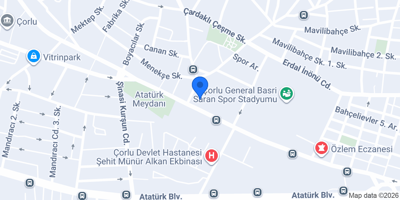 GÜLCAN SAKALLI AVUKATLIK VE DANIŞMANLIK ÇORLU konumu