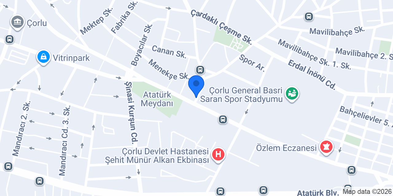 Shell Taksi Çorlu konumu