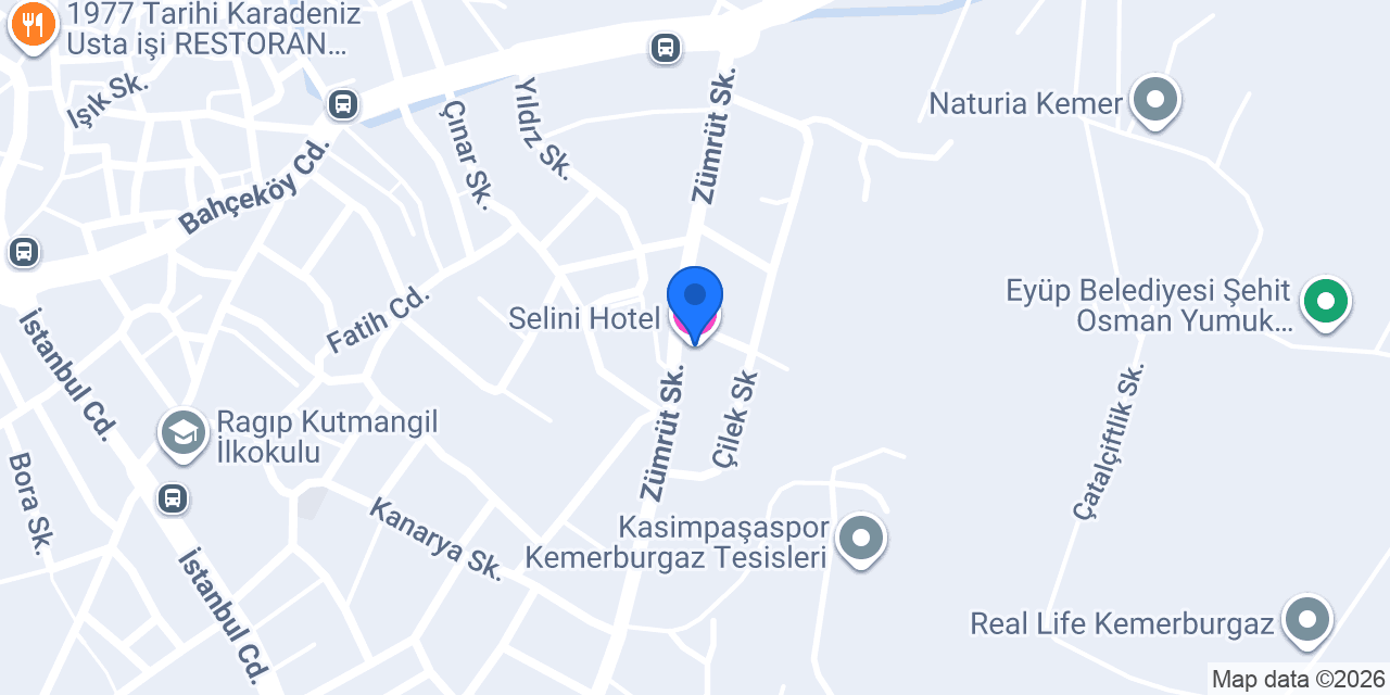 Selini Hotel konumu