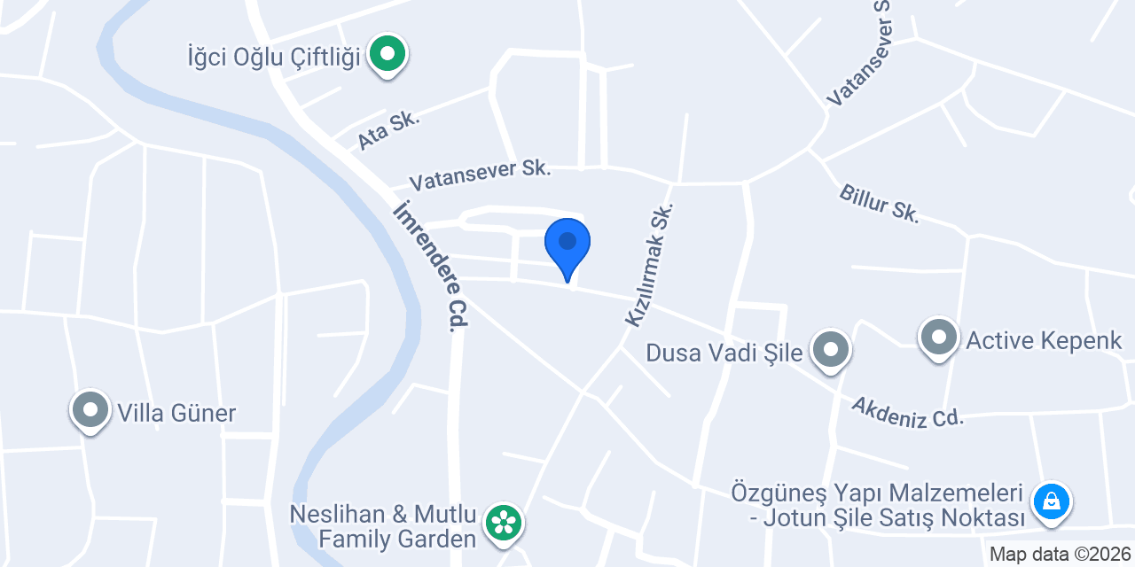 Şile - Servis Destek konumu