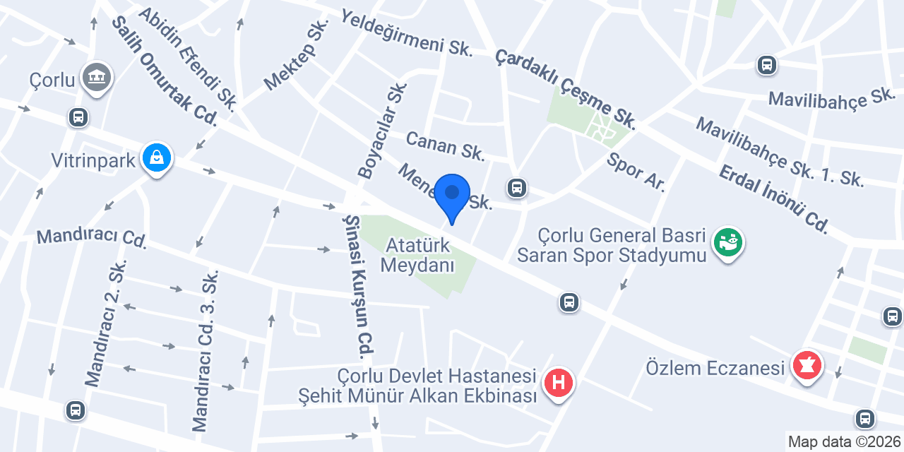 QNB Çorlu Şubesi konumu