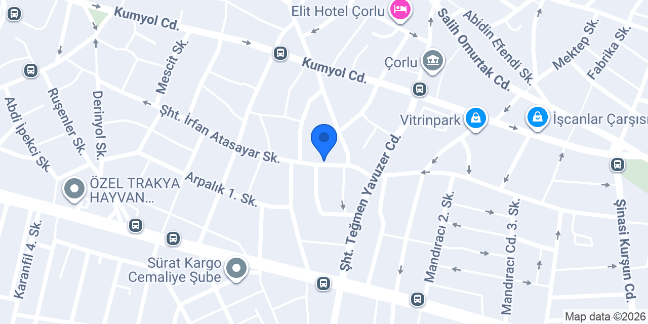 çorlu Simit Fırını konumu