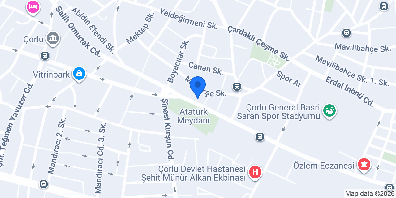 Efsane Çorlu Masaj ve Spa Salonu konumu