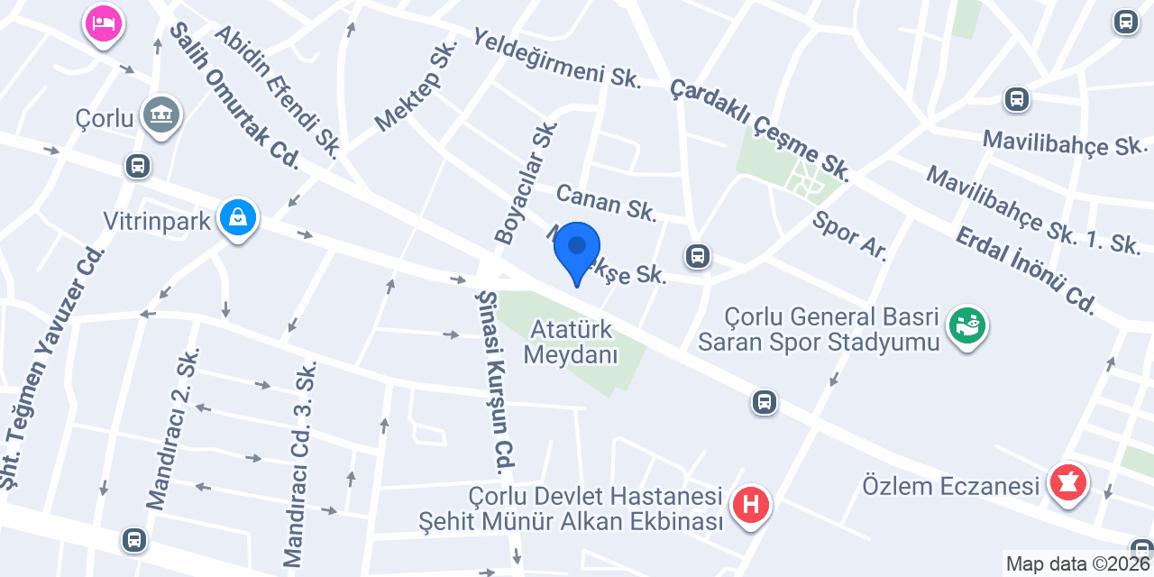 Tokoçin Lokanta Çorlu konumu