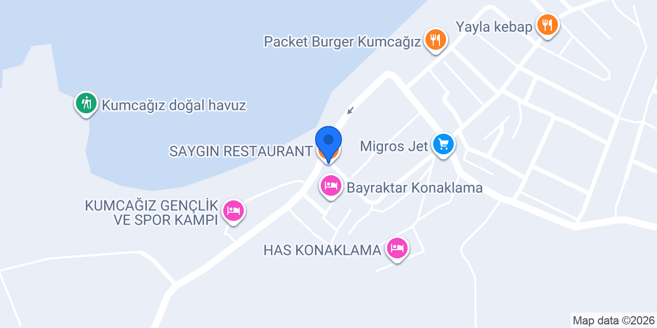 SAYGIN RESTAURANT konumu
