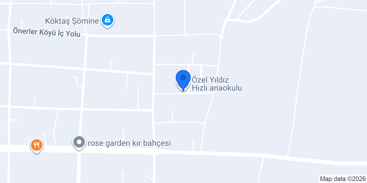 Özel Yıldız Hızlı anaokulu konumu
