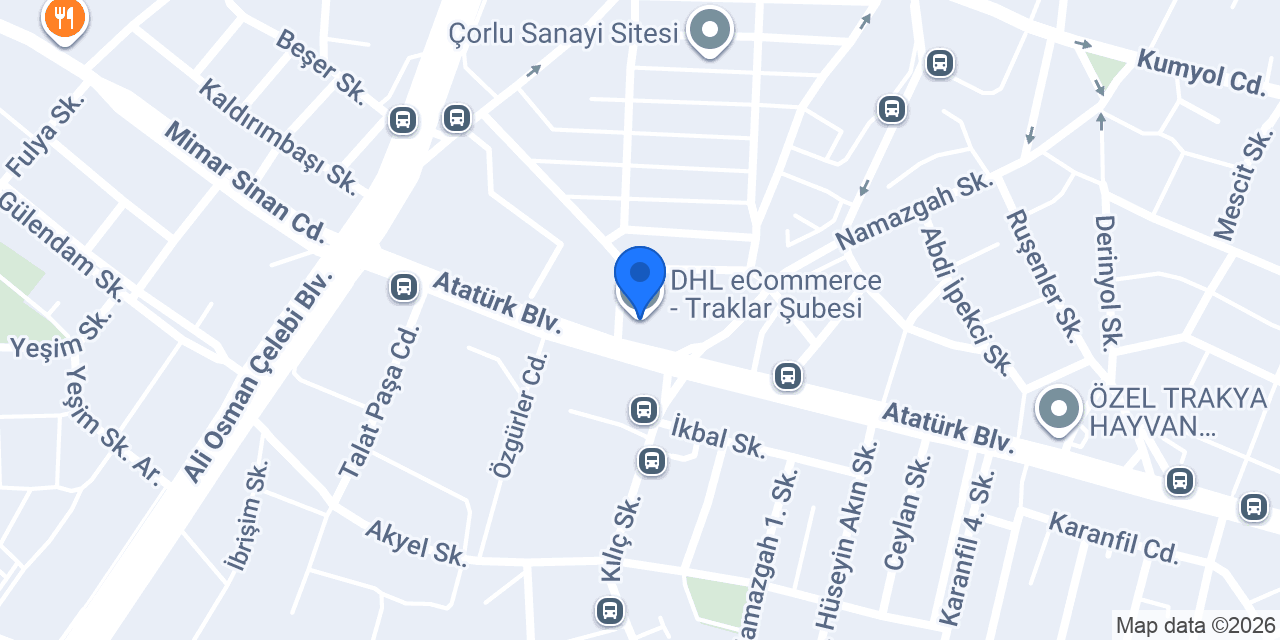 DHL eCommerce - Traklar Şubesi konumu